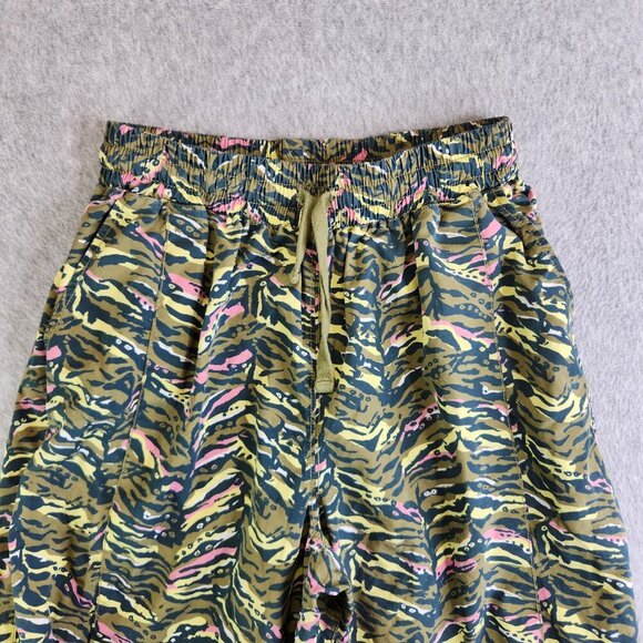 Free People Pants Womens XS Green Zebra Zephyr Balloon FP Movement Hi Rise - Picture 2 of 12